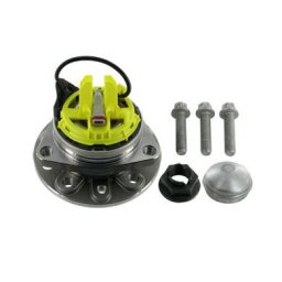Butuc cu rulment fata Opel Astra H, model cu 5 prezoane, senzor ABS integrat SKF