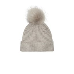 VERO MODA Fes Vmlif Pom Pom Beanie Ga Boo 10249554 BS000086 Light Grey Melange