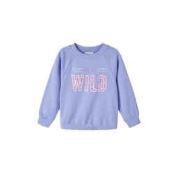 NAME IT Hanorac pentru copii Nmfruna Ls Sweat Bru Camp 13205917 17-3930 TCX Jacaranda