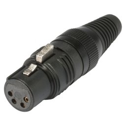 Conector de lipit XLR 4 pini mama, Hicon HI-X4CF-G