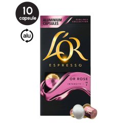 10 Capsule L'Or Espresso Or Rose - Compatibile Nespresso