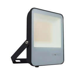 Proiector LED 100W SMD, Corp Negru Sticla Gri, Lumină Naturala (4000K) 18500 Lumeni