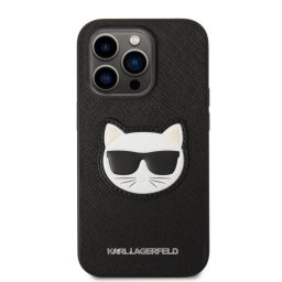 Husa Karl Lagerfeld Husa Saffiano Choupette Head iPhone 14 Pro Max Black