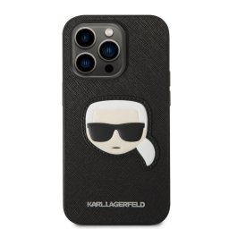 Husa Karl Lagerfeld Husa Saffiano Karl's Head iPhone 14 Pro Black