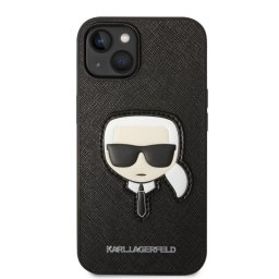 Husa Karl Lagerfeld Husa Saffiano Karl's Head iPhone 14 Plus Black