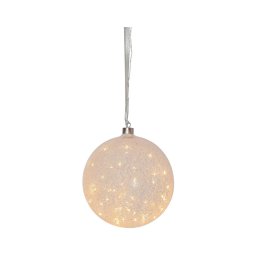 Decorațiune LED de Crăciun Eglo 411341 GLOW SNOW 50xLED/0,064W/3xAA d. 20 cm