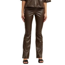 RUT & CIRCLE Pantaloni Stefanie Pu Pant RUT-22-03-86 brown
