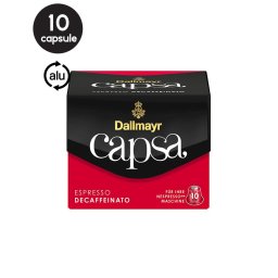 10 Capsule Aluminiu Dallmayr Capsa Espresso Decaffeinato – Compatibile Nespresso