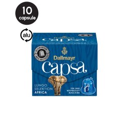 10 Capsule Aluminiu Dallmayr Capsa Africa Lungo Selection – Compatibile Nespresso