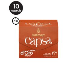 10 Capsule Aluminiu Dallmayr Capsa Crema d'Oro Intensa – Compatibile Nespresso