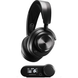 Casti Arctis Nova Pro Wireless, Negru, Casti de gaming Wireless, ANC, USB-C, Jack 3,5mm