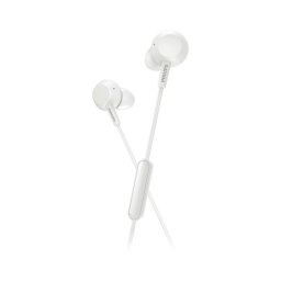 Căști intraauriculare cu microfon JACK 3,5 mm albe Philips TAE4105WT/00