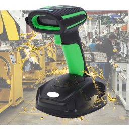 Cititor coduri de bare industrial model LP-WE35D cu cradle, 2D, bluetooth, waterproof