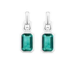 Preciosa Cercei strălucitori cu zirconiu cubic verde Preciosa Atlantis 5354 94