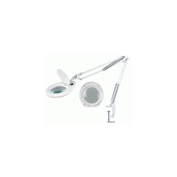 Lampă LED de birou cu lupă și clemă LED/15W/230V