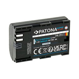 PATONA - Acumulator Canon LP-E6NH 2600mAh Li-Ion Platinum USB-C