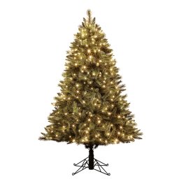 Brad artificial GROW STOW cu inaltime reglabila pan la 228 cm si instalatie cu LED