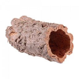 Tunel pentru terariu, acvariu, crafts sau decor EcoCMK, din plută naturală, 15-20x40cm