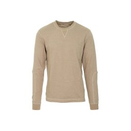 GABBA Bluză Sigmo Slub Ls Tee 10056 0107 cobblestone