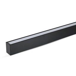 Lampă Lineară LED 40W, Cip SAMSUNG, Suspendată, Corp Negru, 4000K, 1200x35x67mm