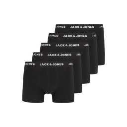 JACK & JONES Boxeri 'Huey' negru / alb