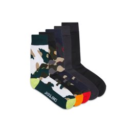 JACK & JONES Șosete Jaccramp Socks 5 Pack 12211136 19-5406 TCX Pine Grove