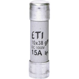 Siguranta fuzibila pentru protectia modulelor fotovoltaice CH10x38 gPV 15A/1000V DC Eti 2625080