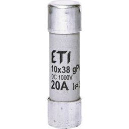 Siguranta fuzibila pentru protectia modulelor fotovoltaice CH10x38 gPV 20A/1000V DC Eti 2625085