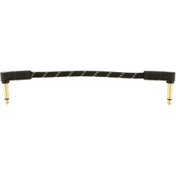 Fender Deluxe Series Instrument Patch Cable Angle/Angle 6 Black Tweed