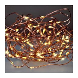 Brilagi - Ghirlandă LED 100xLED/3xAA 10m alb cald