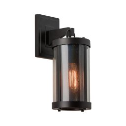 Aplică BLUFFTON 1xE27/100W/230V neagră Feiss