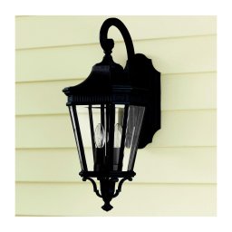Aplică de exterior COTSWOLD LANE 2xE14/60W/230V IP44 neagră Feiss