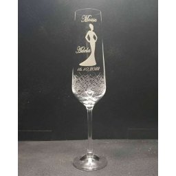 Pahar pentru Moasa, personalizat prin gravare, Cristal Bohemia - KLTM210006