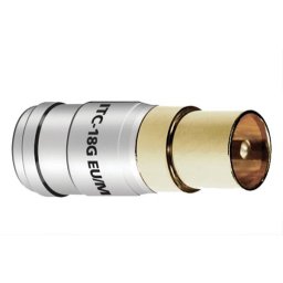 Mufa Coax M pentru cablu coaxial Audioquest ITC-18G EU, cod 68-013-53