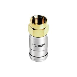 Mufa F pentru cablu coaxial Audioquest ITC-18G F, cod 68-009-53