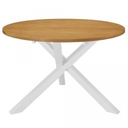 Masă de bucătărie, alb, 120 x 75 cm, MDF
