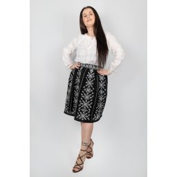 Fusta stilizata cu motive traditionale Tatiana 2
