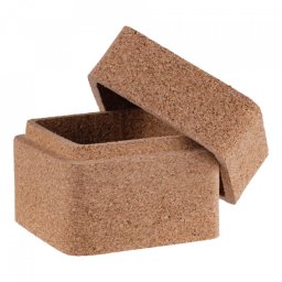Cutiuță EcoCMK din plută pentru cadou, bijuterii, mărturii, dinții de lapte, 8x8x7,5cm