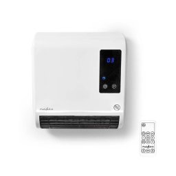 Nedis HTBA20WT - Încălzitor 2000W cu LED, termostat, IP22 + DO