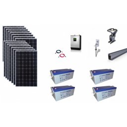 Sistem fotovoltaic off-grid Poweracu 5kwp prindere tabla - Poweracu