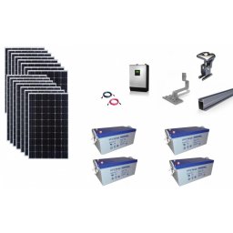 Sistem fotovoltaic off-grid Poweracu 5kwp prindere tigla cu stocare Ultracell