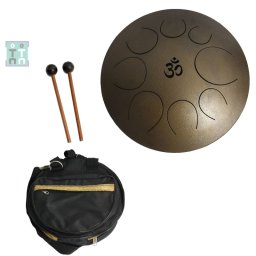 Tongue Drum din Otel - Handpan 28-30 x 28-30 x 8 cm - 1 Buc