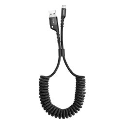 CALSR-01 USB 2.0 M - Lightning M; 1m; Negru