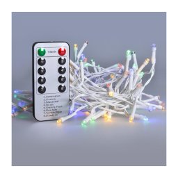 Instalație LED de Crăciun de exterior 120xLED/8 funcții 9,5m IP44 multicolor + telecomandă