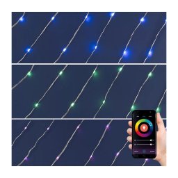 Ghirlandă LED RGB reglabilă 100xLED/29 funcții 10,4m