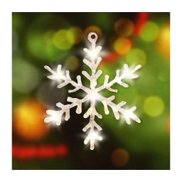 Decorațiune LED de Crăciun pentru fereastră 16xLED/3xAA alb cald