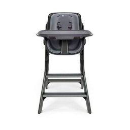 Scaun de masa 4moms Black Grey + Set farfurii si tacamuri Cadou