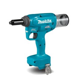 Masina pentru pop-nituri cu acumulator 18V Makita DRV150Z, livrata fara acumulator si incarcator