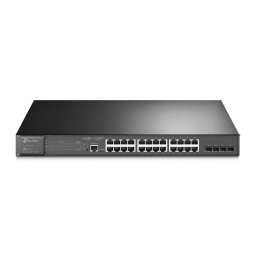 Switch TP-Link cu management L2 TL-SG3428MP, 24 Porturi Gigabit POE+, 4 Gigabit SFP Slots, 1 RJ45 Console Port, 1 Micro-USB Console Port