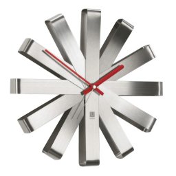 Ceas de perete Umbra Ribbon otel 118070-590 Ceasuri decor Umbra